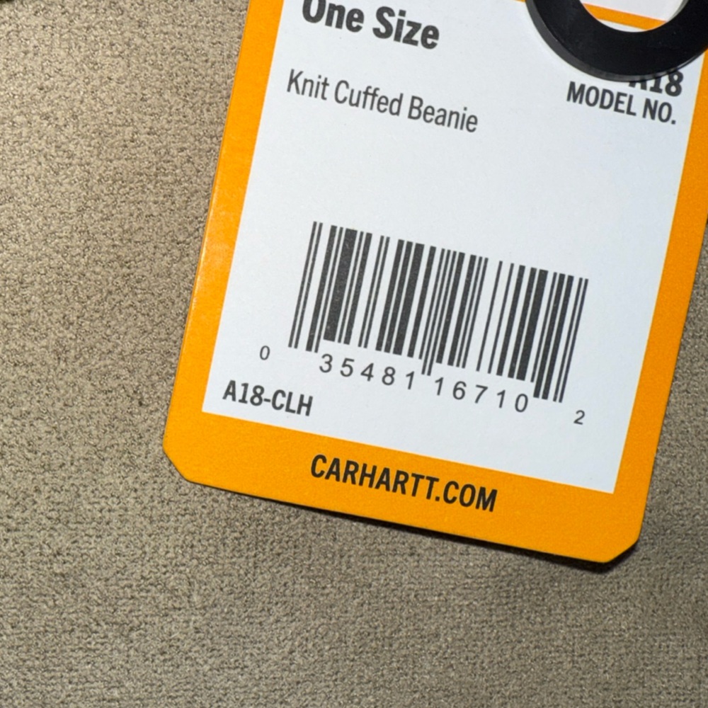 Carhartt Charcoal Knit Hat NEW - Picture 6 of 6